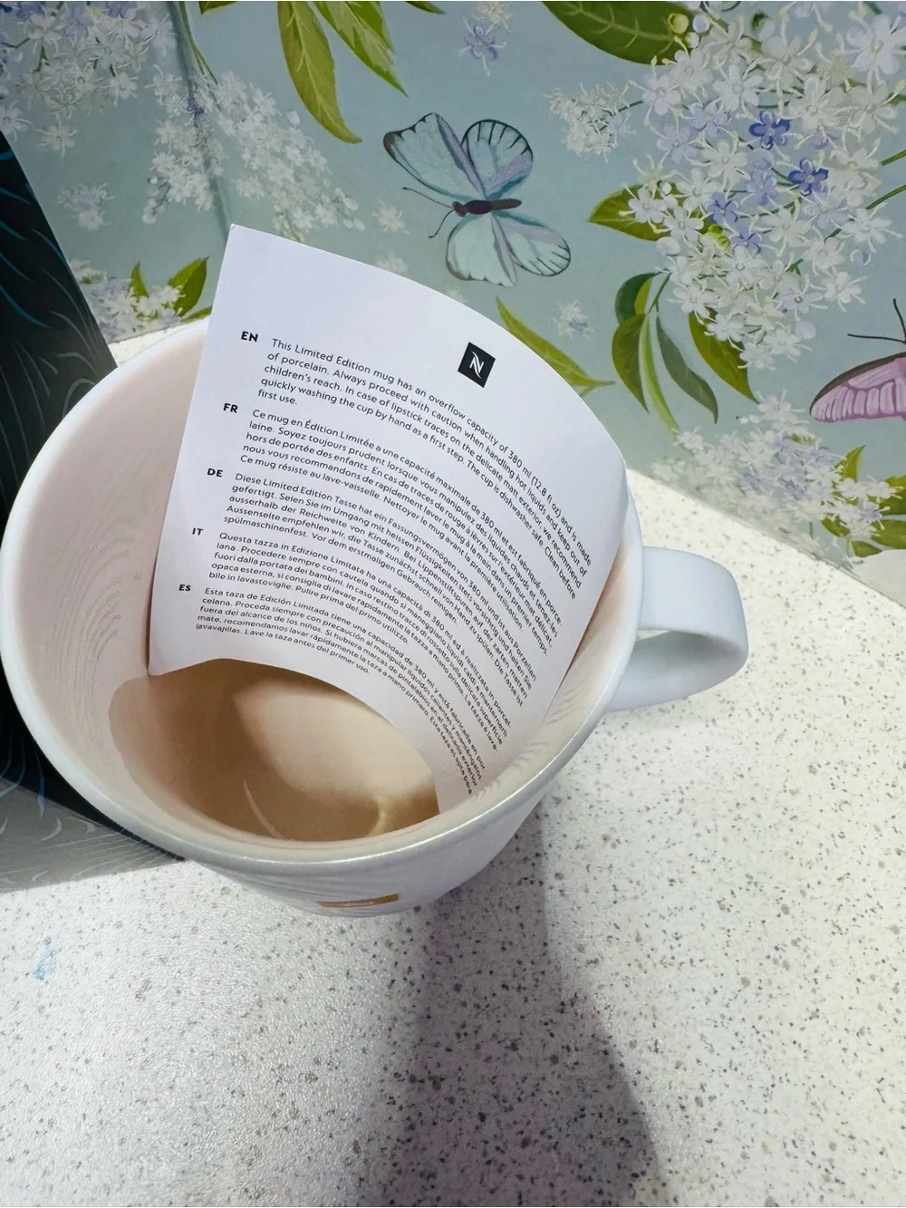 Nespresso 2025 Festival coffee ☕️ mug + 2 Free 🆓 pods